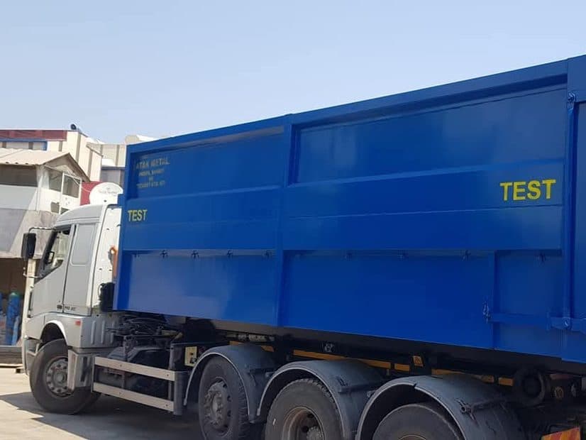 Revizyonu tamamlanan dorsenin teslim öncesi yük testi